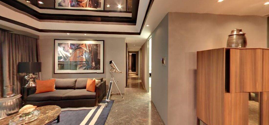 the park town houses Living Area