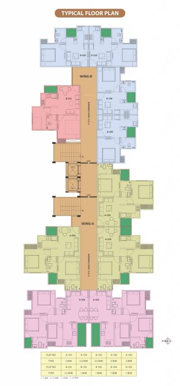 galaxy Block   1 Typical Cluster Plan