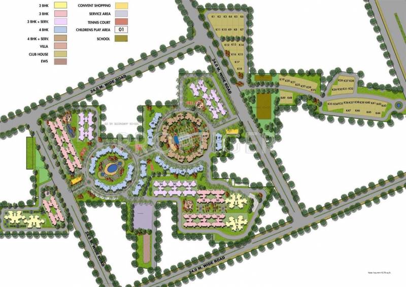  aster-court-premier Images for Master Plan of Orris Aster Court Premier