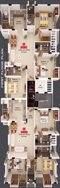 Images for Cluster Plan of BSR Usha