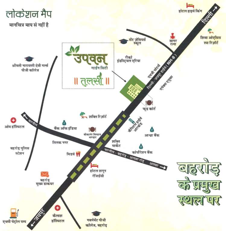 Images for Location Plan of Ashadeep Upvan The Garden City Phase I Villa