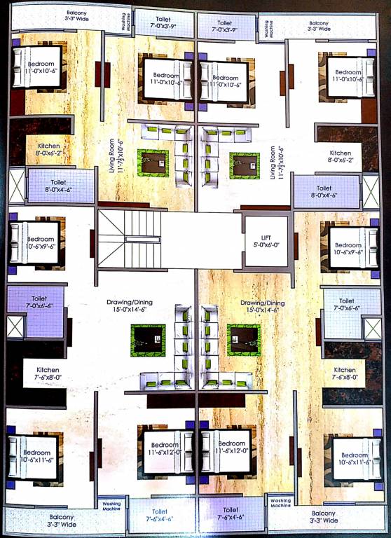 Images for Cluster Plan of Unicon Floors