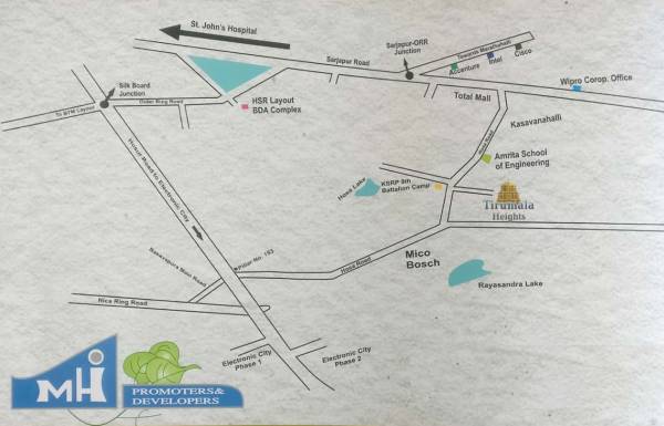 Images for Location Plan of MH Tirumala Heights