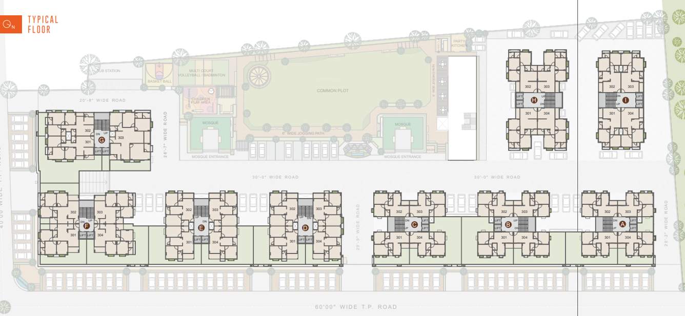  falaknuma Block B To G Cluster Plan