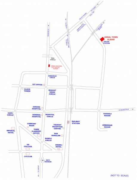  town-alwar-phase-iii Location Plan