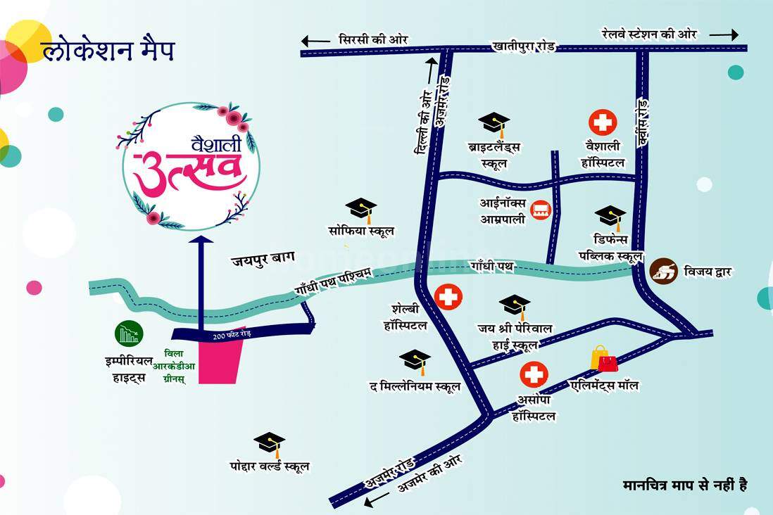  vaishali utsav Images for Location Plan of Elegant Vaishali Utsav