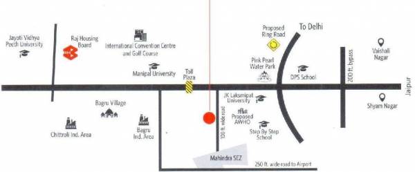 Images for Location Plan of Siddha Aangan Phase III Mayur And Saras