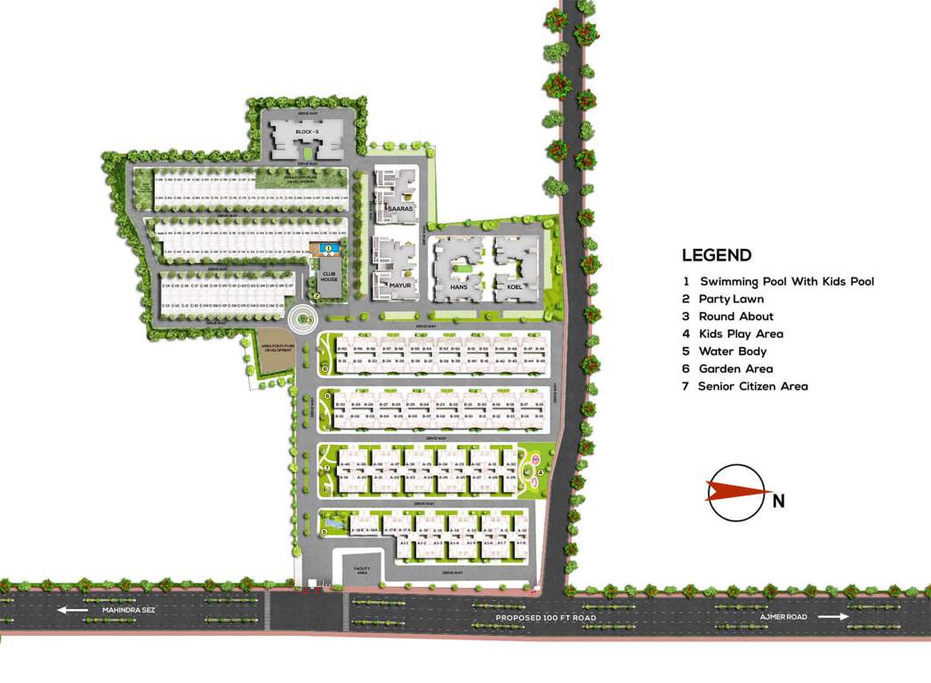 Siddha Aangan Phase III Mayur And Saras