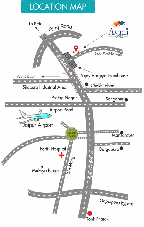 Images for Location Plan of Real Avani Homes