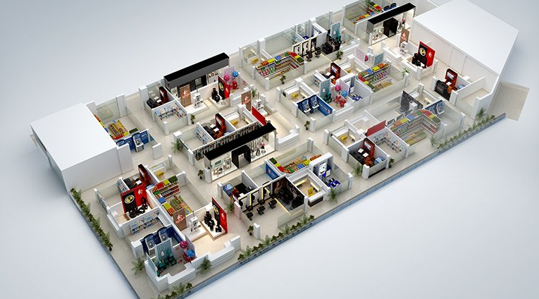 capital galleria Block 1 Cluster Plan