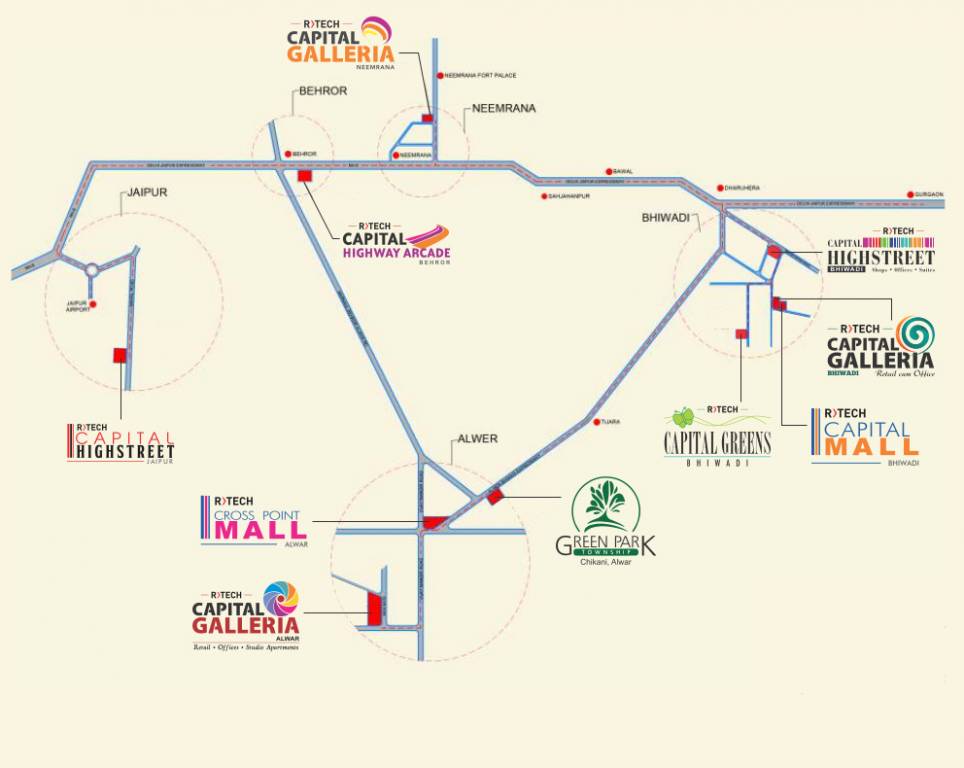 capital galleria Location Plan