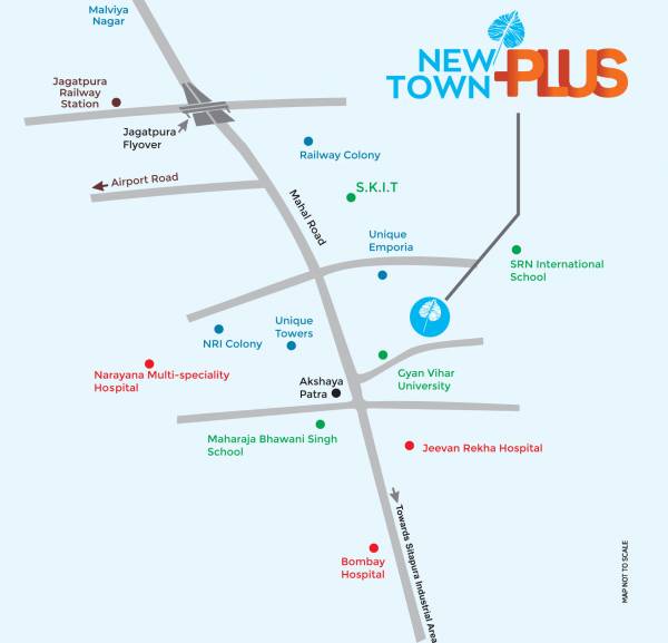  new-town-phase-i Location Plan