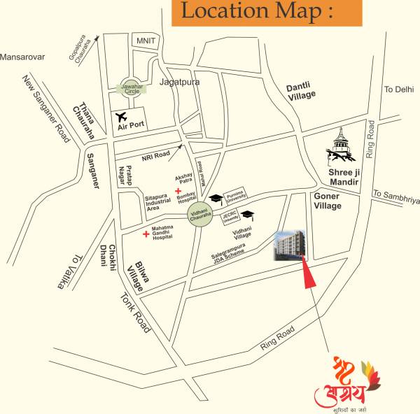 Images for Location Plan of Janak Nandini Shree Aashrya