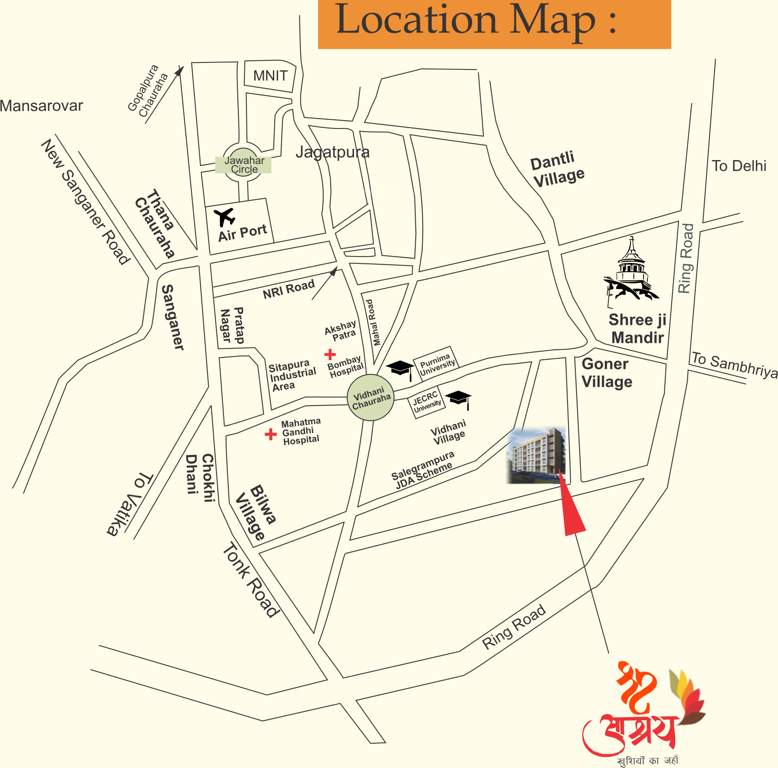 Images for Location Plan of Janak Nandini Shree Aashrya