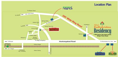  shri-radha-krishna-residency-phase-ii Location Plan