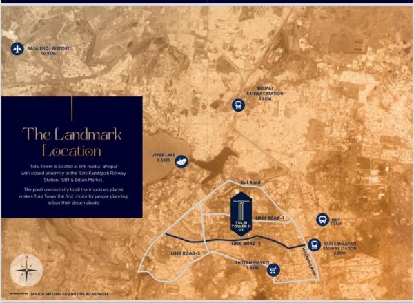  tulsi-towers Location Plan