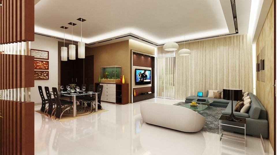 victorian palace Living Area