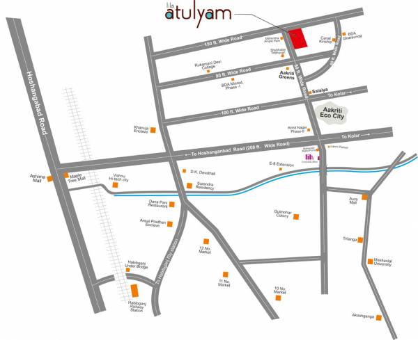  atulyam-phase-1 Location Plan