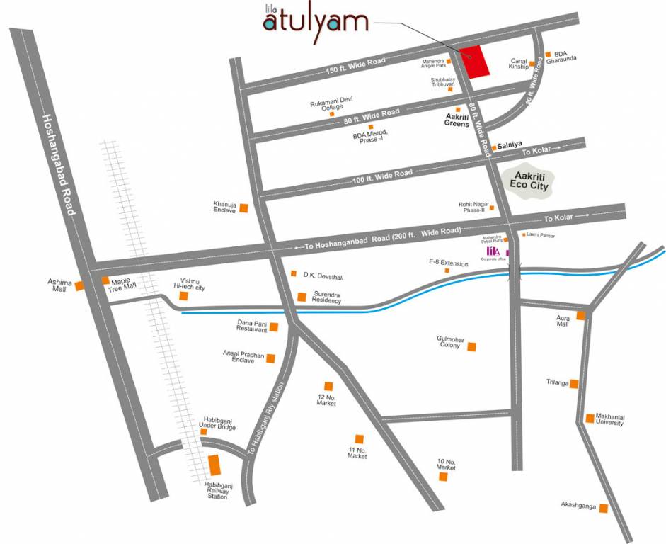 atulyam phase 1 Location Plan