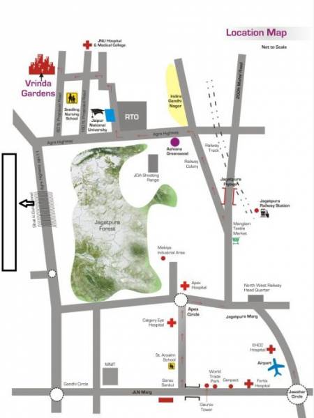 Images for Location Plan of Ashiana Vrinda Gardens Phase 3B
