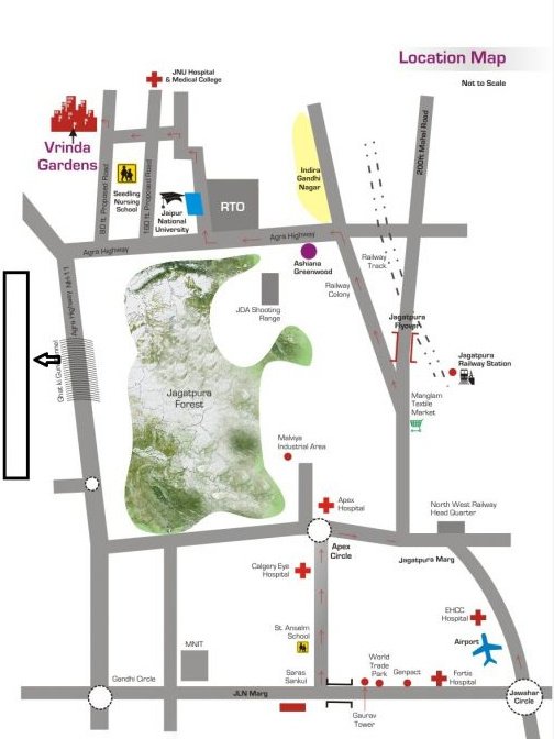 Images for Location Plan of Ashiana Vrinda Gardens Phase 3B