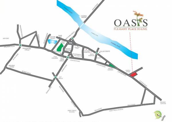 Images for Location Plan of Aakriti Shreenath Oasis