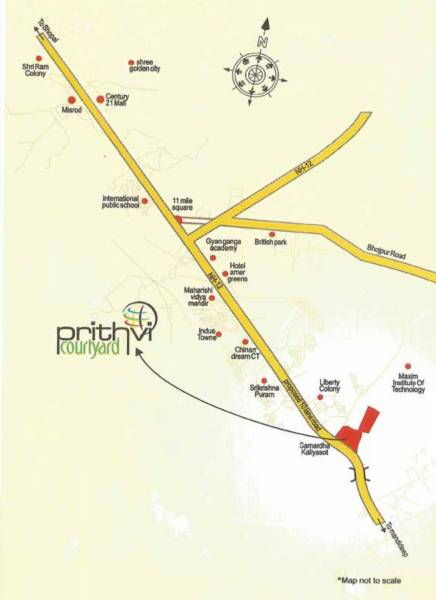 Location Plan prithvi-courtyard Location Plan