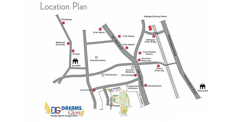 Images for Location Plan of Dreams Glory Phase II