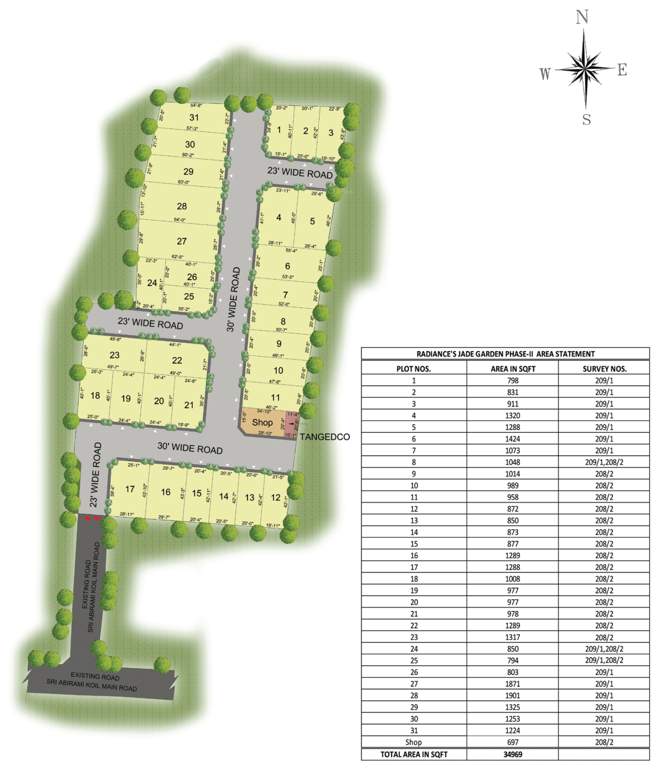  jade garden Layout Plan