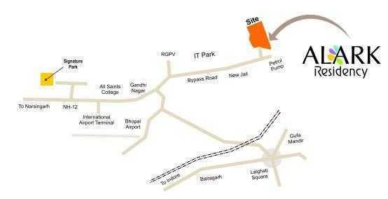  alark residency Location Plan
