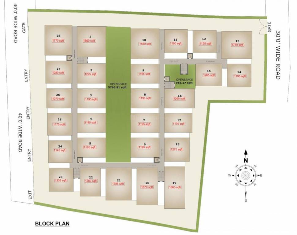  solitaire pride Layout Plan