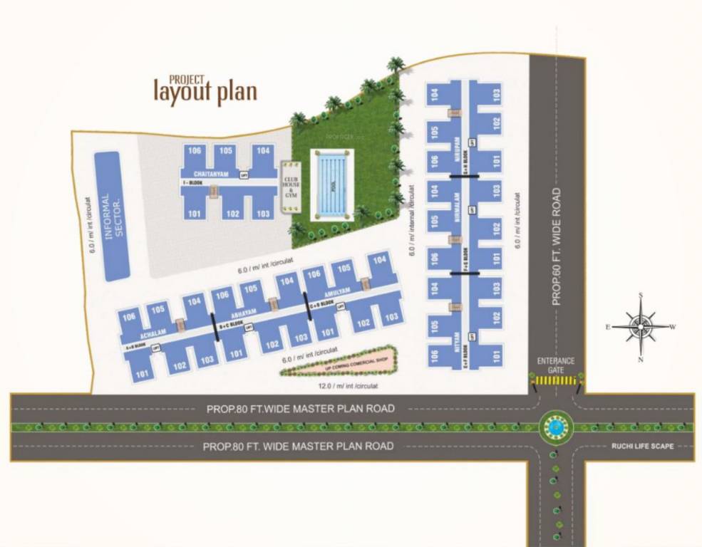 aashima royal city Layout Plan