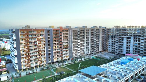  aashima-divine-city Block B Construction Status March-25