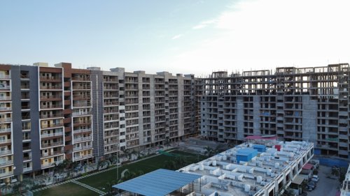  aashima-divine-city Block B Construction Status March-25