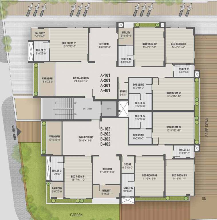 Images for Cluster Plan of Prabhuvan Residency