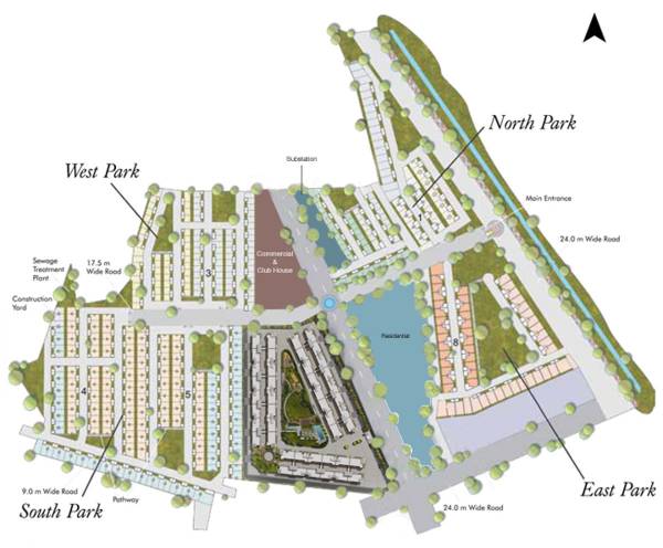  park-city-sector-8 Layout Plan