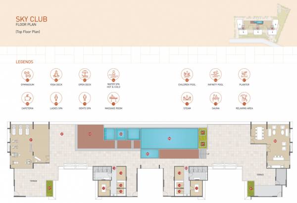  indraprasth-gulmohar Cluster Plan for Terrace Floor