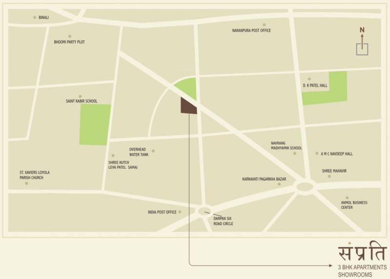 Images for Location Plan of Samkeet Aarya Samprati Residancy