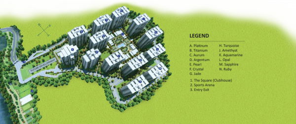 Images for Master Plan of PBEL City Tower L Opal