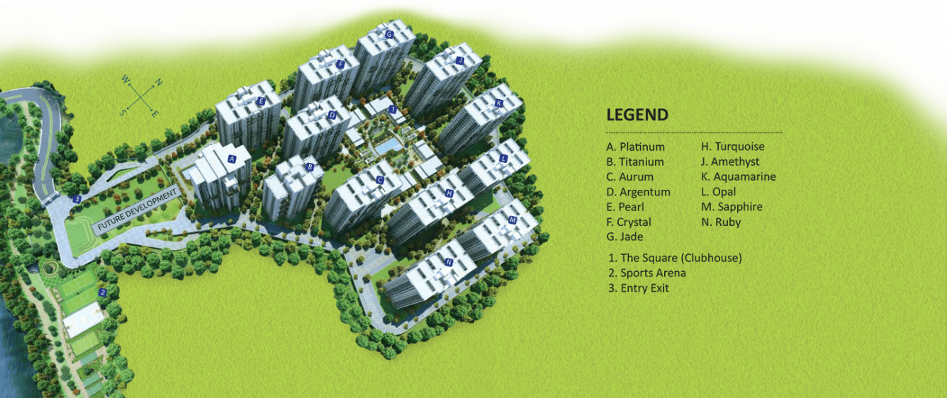 Images for Master Plan of PBEL City Tower L Opal