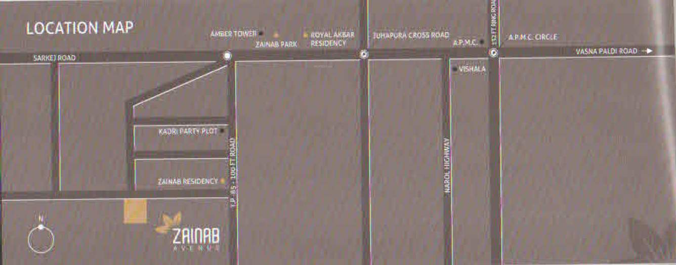  zainab avenue Images for Location Plan of Meghreji Zainab Avenue