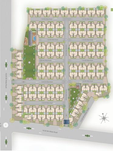 Images for Layout Plan of Guru Lavanya Banglows Phase 1 Tena No 1 To 61 145 To 166