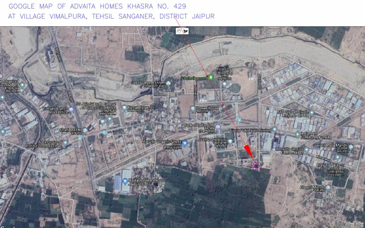 Images for Location Plan of R S R Elite Advaita Homes