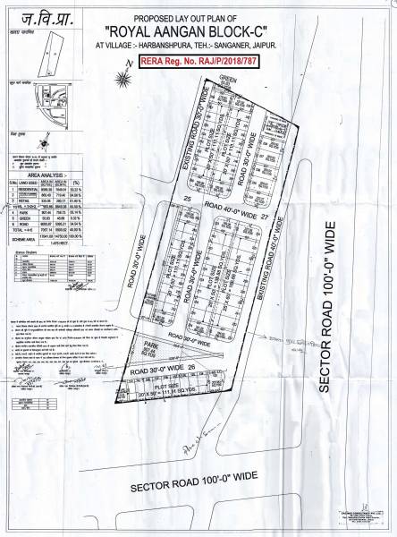 Layout Plan royal-aangan-block-c Layout Plan