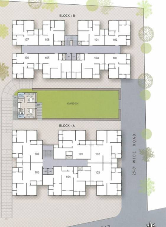 Images for Layout Plan of Satva Shreeji