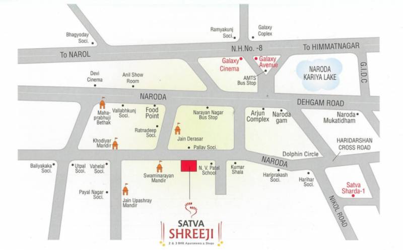 Images for Location Plan of Satva Shreeji