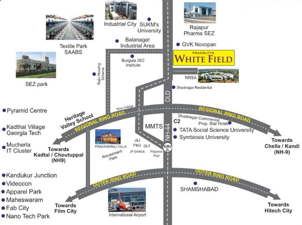 Images for Location Plan of Prakruti White Field