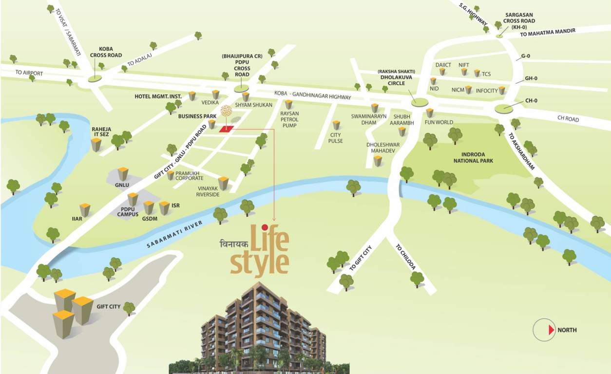  vinayak lifestyle Images for Location Plan of Dolphin Vinayak Lifestyle