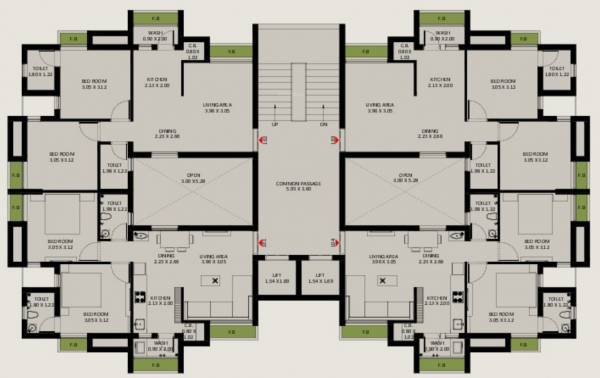 Typical Floor Plan heights Typical Floor Plan