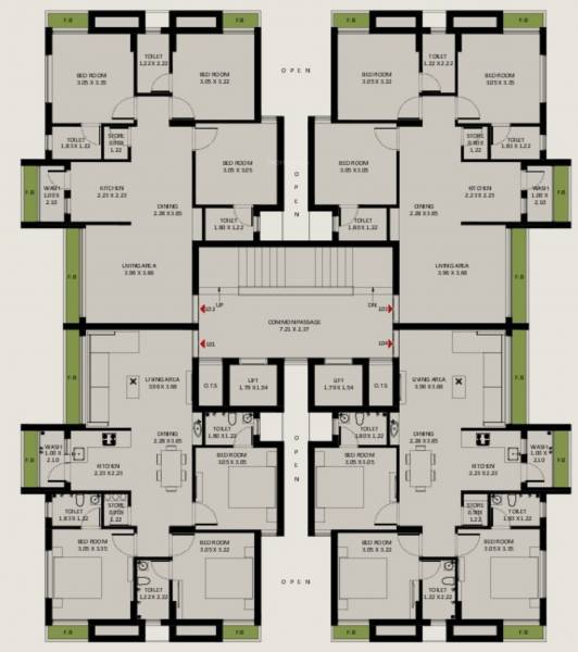 Typical Floor Plan heights Typical Floor Plan